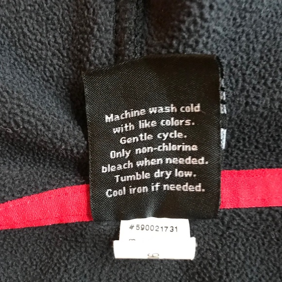 Reebok Sweatshirt Full Zip Black Hoodie Men’s Med - Picture 13 of 13